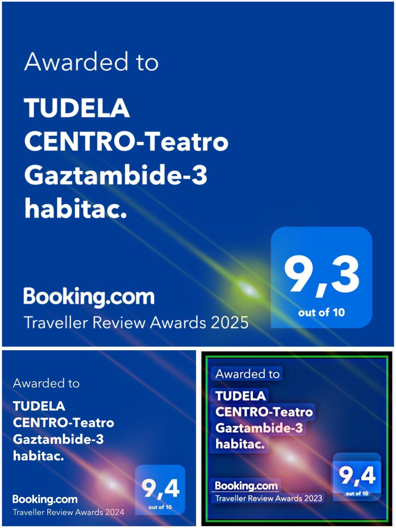 Ferienwohnung Tudela Centro-Teatro Gaztambide-3 Habitac. Exterior foto